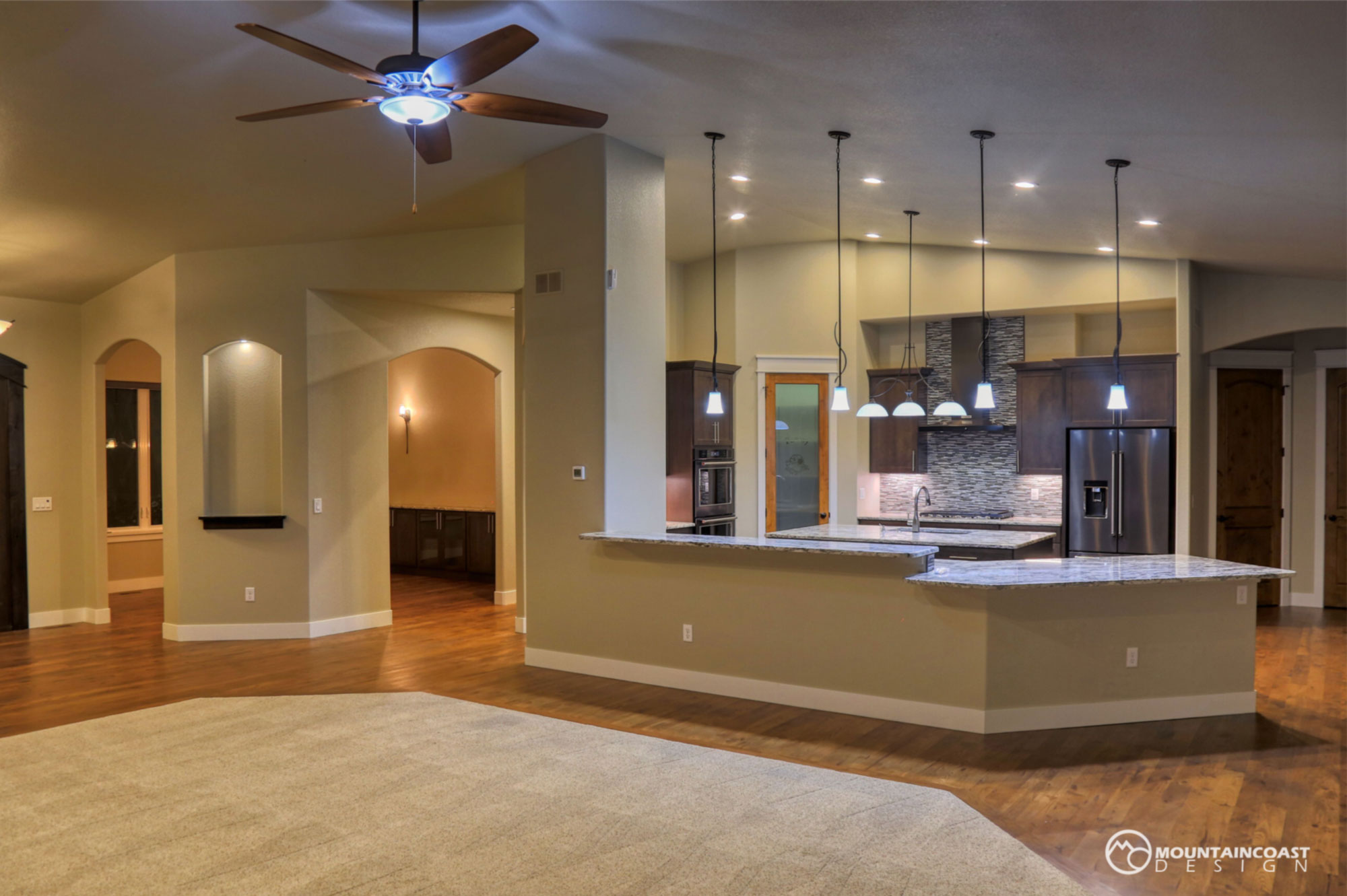 Kitchen and Entry.