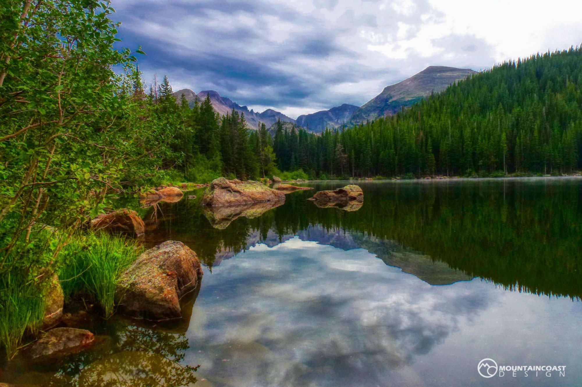 Rocky Mountain Lake.